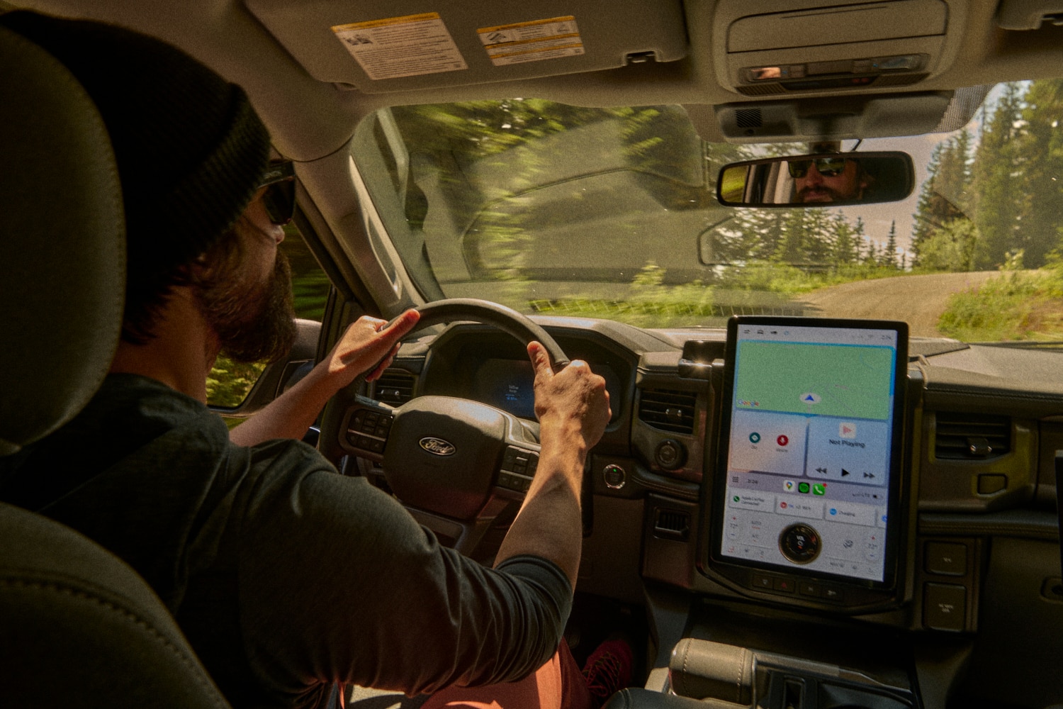 When a falling tree totaled his beloved gas-powered Ford F-150, outdoor photographer Scott Rinckenberger saw it as the perfect opportunity to embrace new technology. He chose a 2024 F-150 Lightning®, an electric truck that he says was "love at first drive."